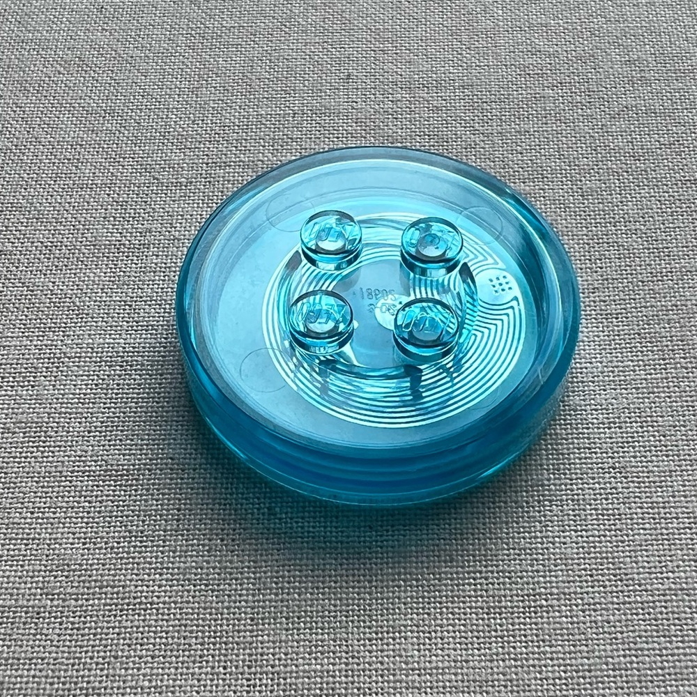 Lego Dimensions Generic Blue Toy Tag Base only